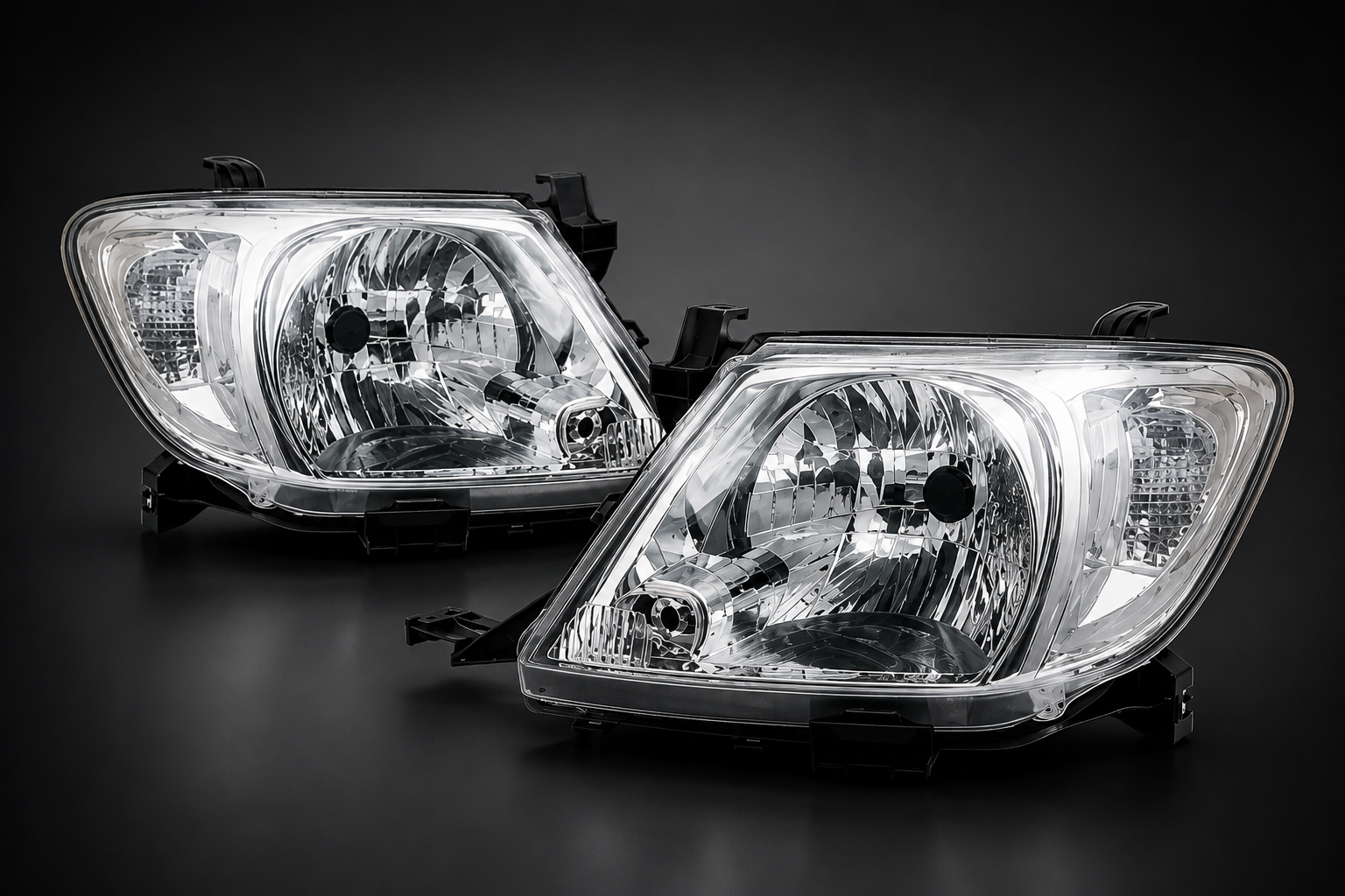 Pair LH+RH Headlight Head Lamp For Toyota Hilux Ute 2008~2012 2WD / 4WD AU
